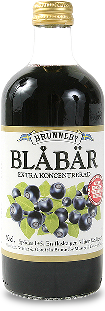 Bild på Blåbärssaft i 50cl flaska.