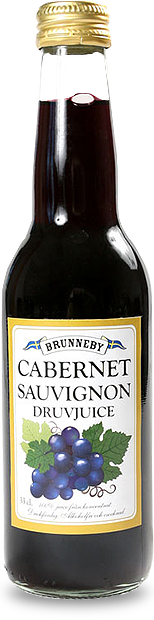 Bild på Cabernet Sauvignon Druvjuice i 33cl flaska.
