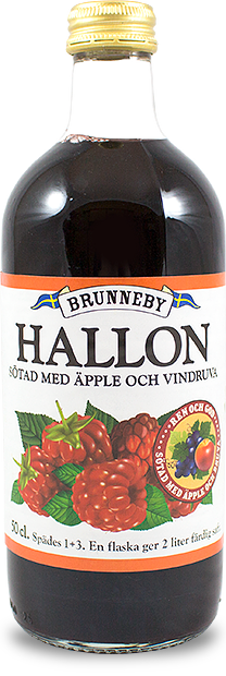 Bild på Hallonsaft utan tillsatt socker i 50cl flaska.